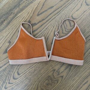 Oneone ribbed bikini top